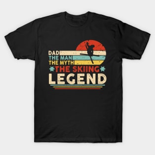 Vintage Skiing Dad Legend T-Shirt